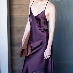 California Dynasty Satin Slip Dress, Sleep Dress‎